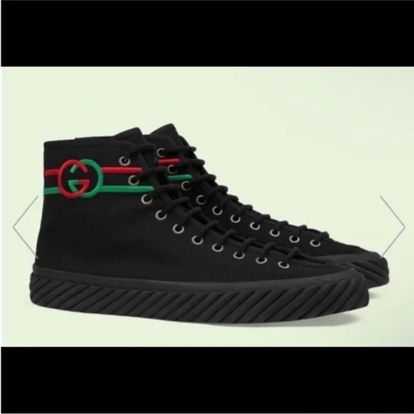 GUCCI authentic Men's Interlocking G high-top sneaker - Picture 8 of 8
